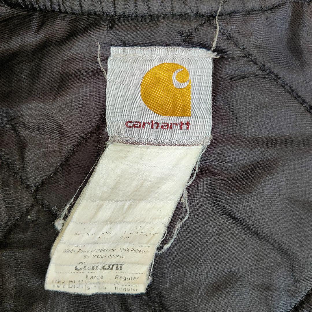 Carhartt カーハート 00年代初期 ベスト 黒 LARGE メキ移行期