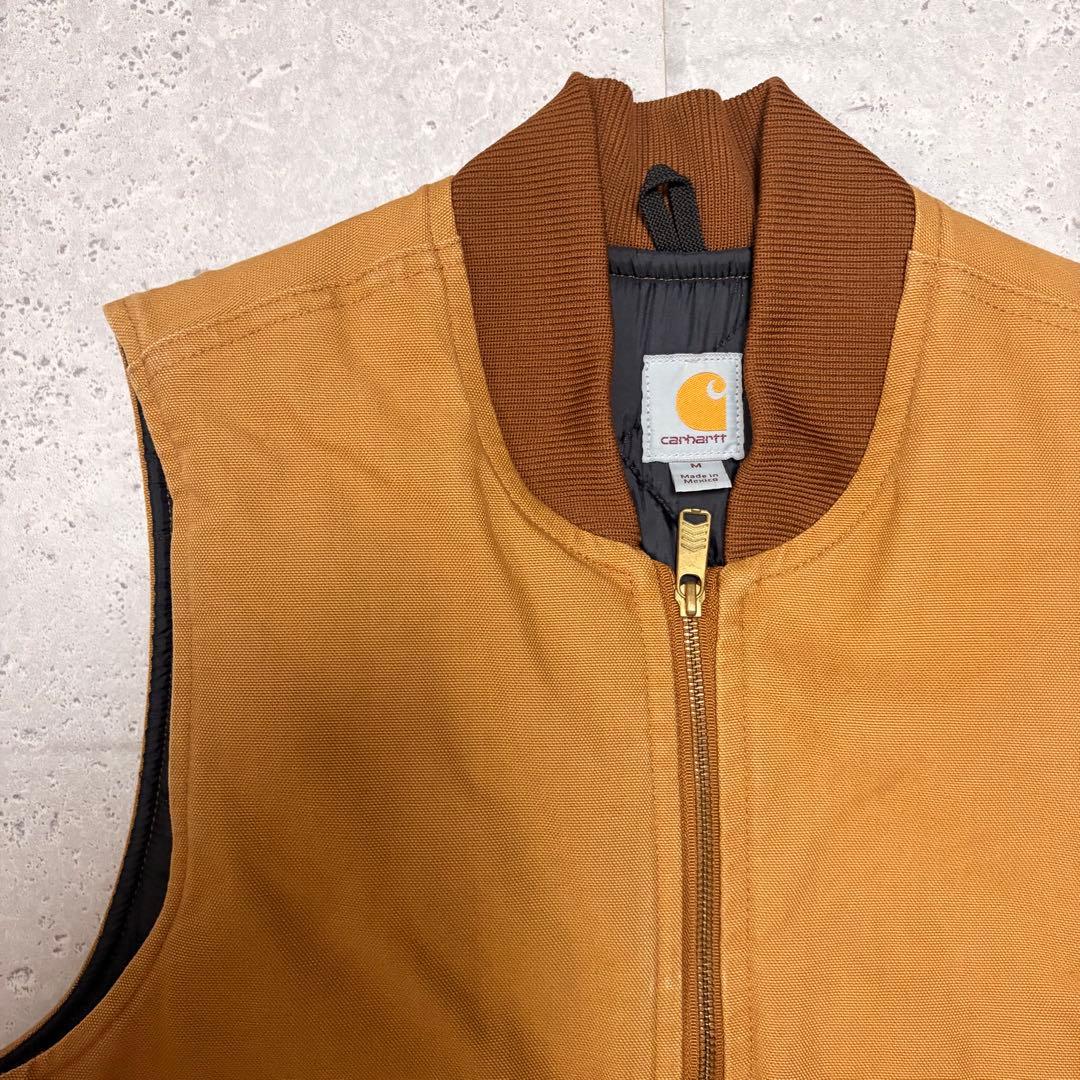 【美品】Carhartt カーハート ダックベスト キルティング M