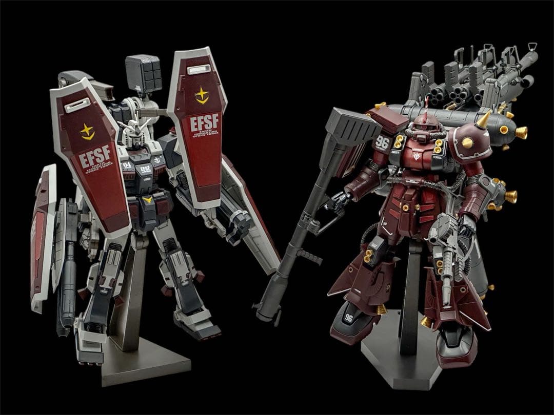 新品未開封　HG 1/144 GB限定フルアーマー・ガンダム VS サイコ・ザク