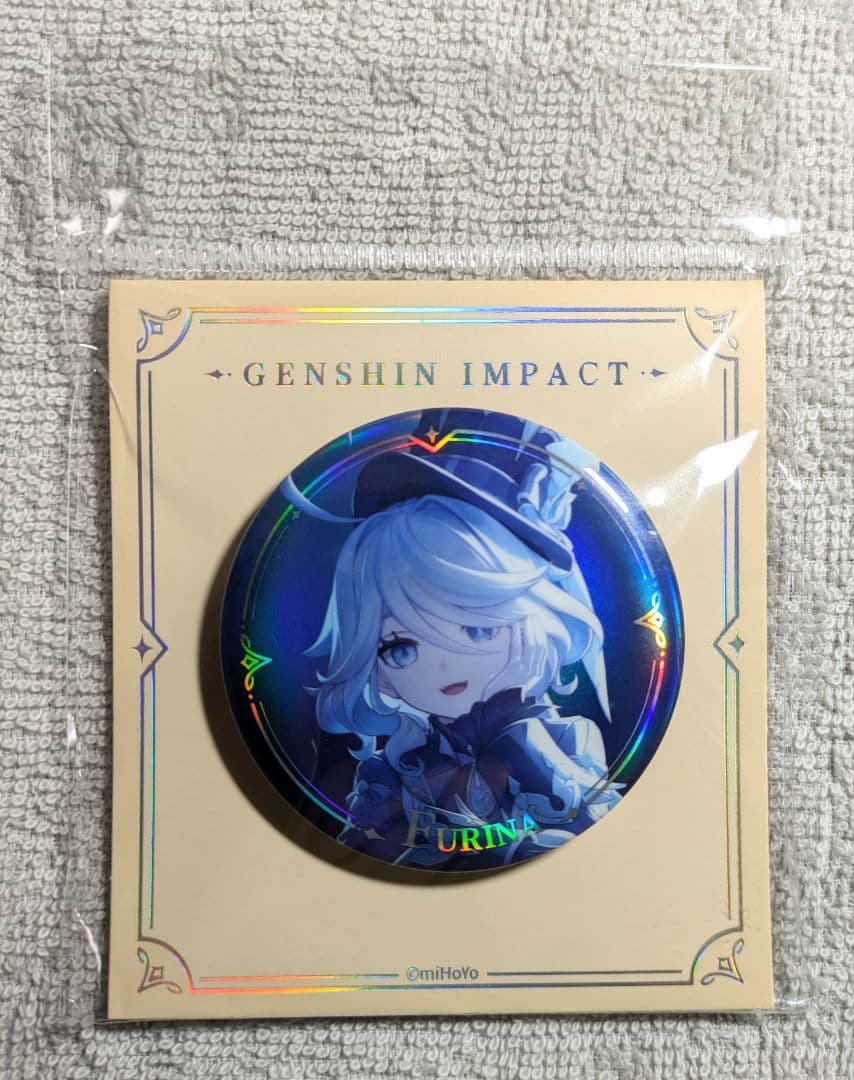 ゆま　フリーナ缶バッチ 60