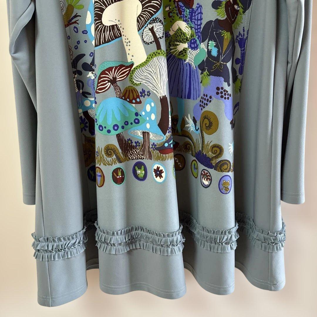 【未使用に近い】✨トクコプルミエヴォル✨ライトブルー地オズの魔法使いチュニック❣️