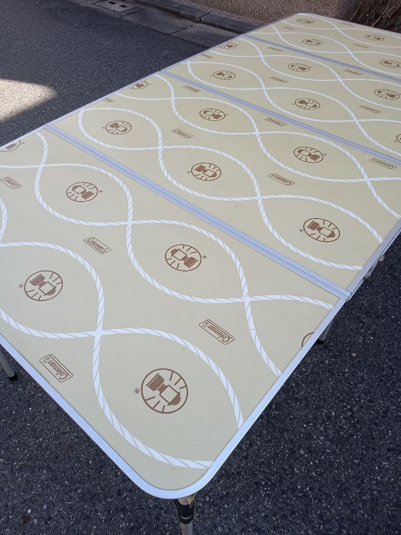 【Coleman】スリム四折テーブル 収納ケース付