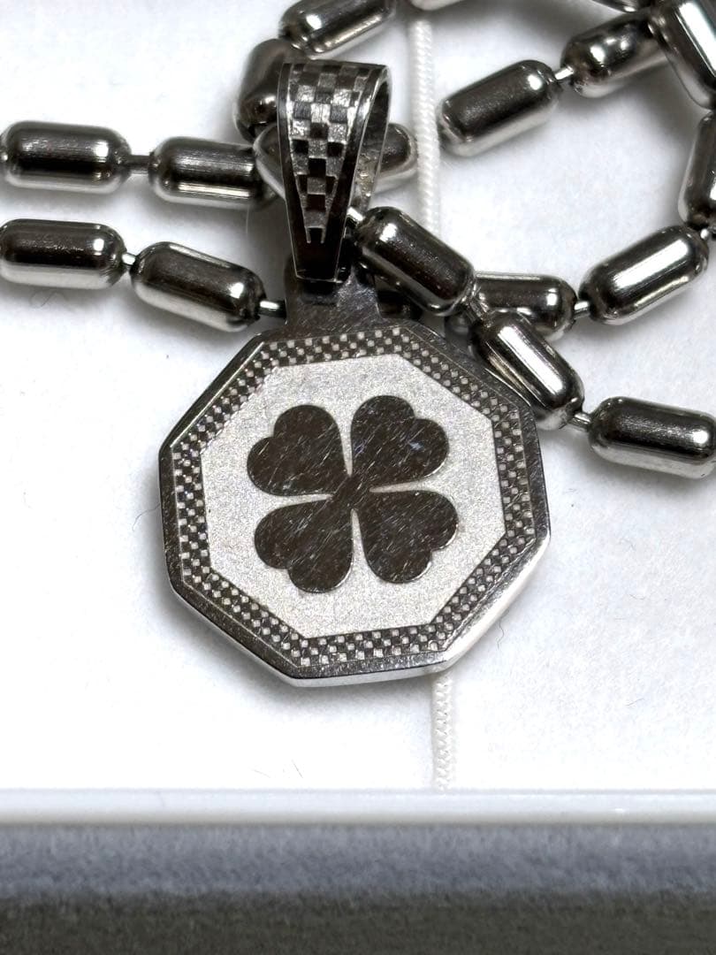 Good-HEARTZ グッドハーツ メタリックネックレス八角形 ハーツ加工