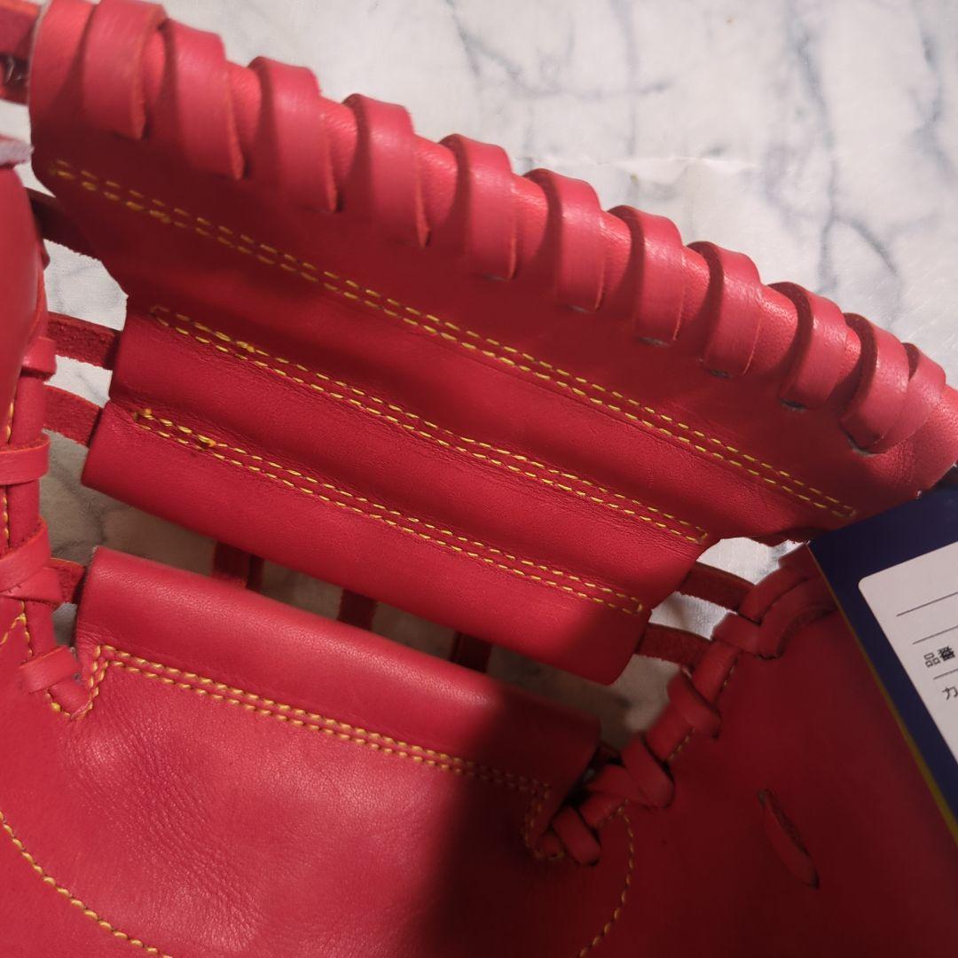 【未使用・タグ付き】アシックス　硬式野球用キャッチャーミット オレンジ