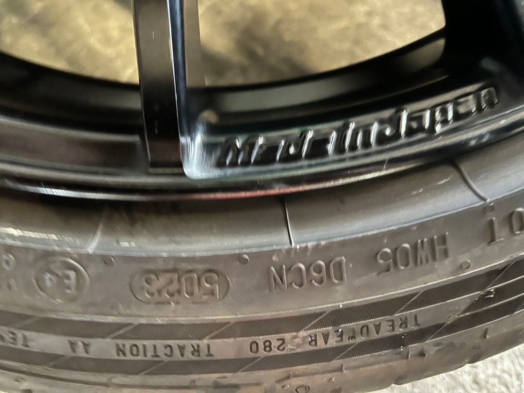 weds sa-35r 17インチタイヤホイールセット4本　塗装品