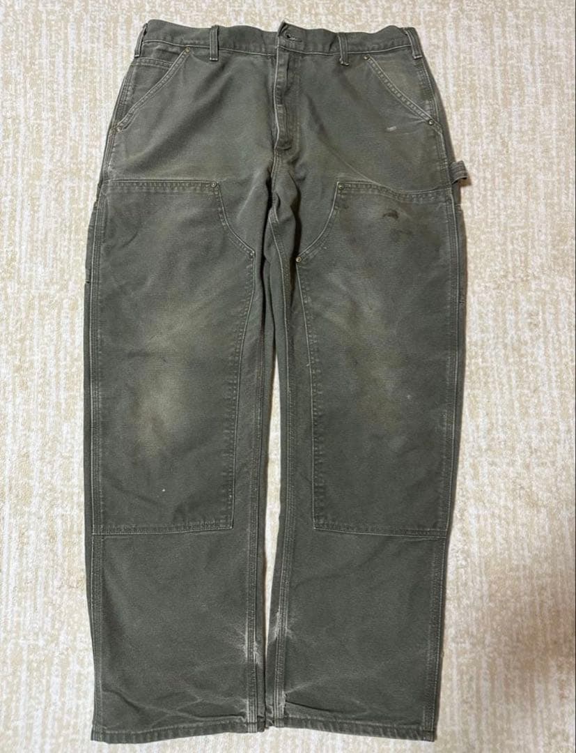 ［値下げ！］USA製carharttカーハート ダブルニーペインターパンツ古着