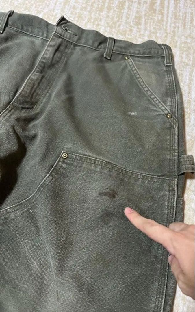 ［値下げ！］USA製carharttカーハート ダブルニーペインターパンツ古着