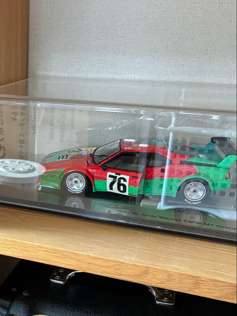 ミニチャンプス 1/18  M1 Art Car Andy Warhol