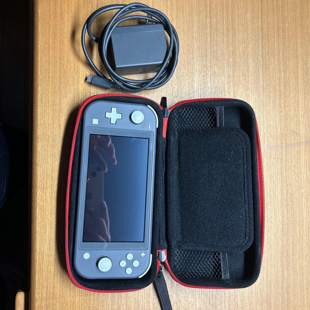 Nintendo Switch Lite 本体、充電器、ケース