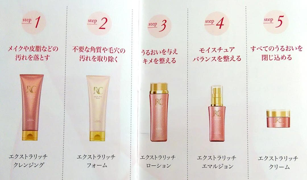 ＊ＲＣ＊５点フルセット＊ロワイユクラブ＊エクストラリッチ＊フルベール化粧品