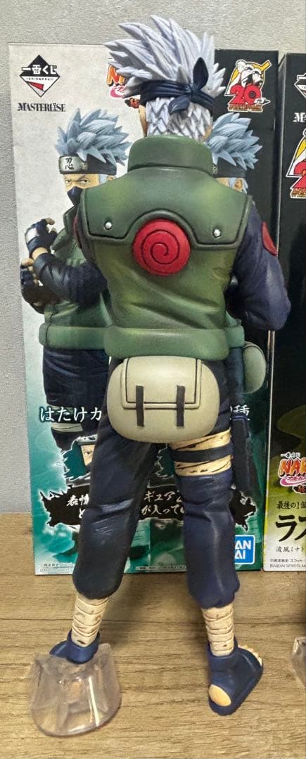 一番くじ 紡がれる火の意志 ナルト サスケ カカシ ミナト フィギュア 初版