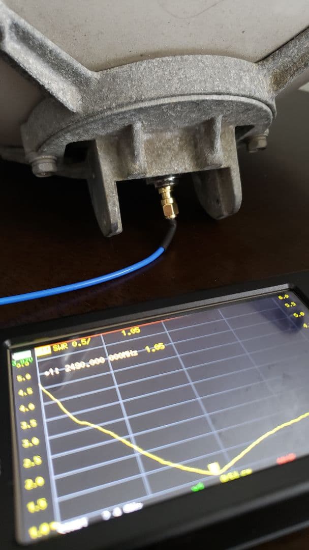 2.4GHｚ45cm TDK パラボラアンテナ 反射板付シュペルトップ放射器