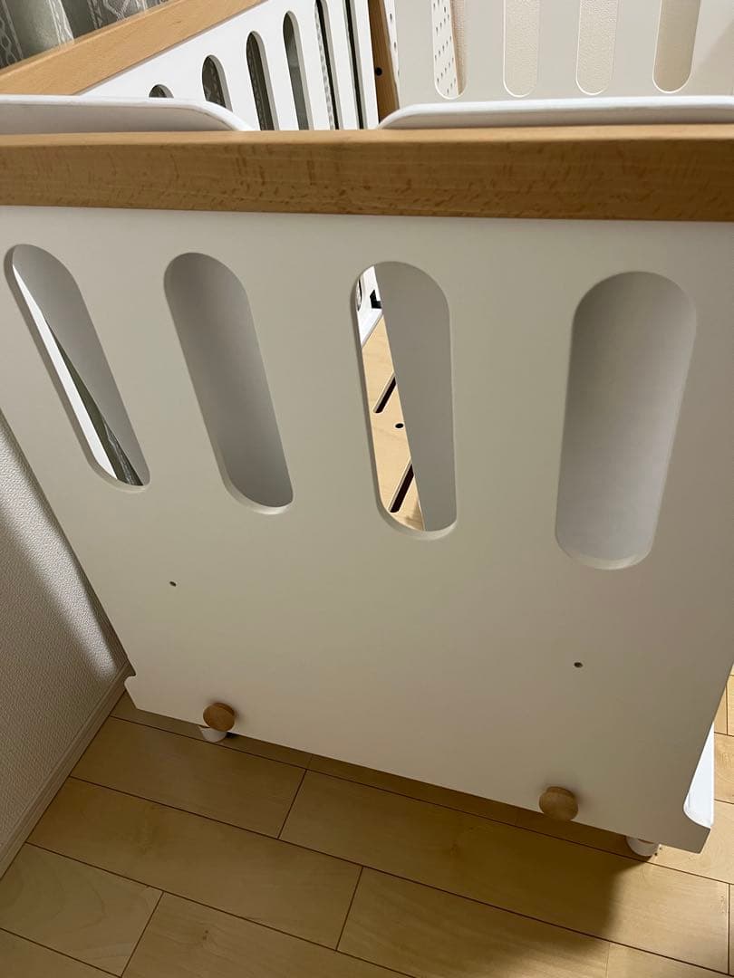 美品　HOPPL bebed 10年使える　ベビーベッド