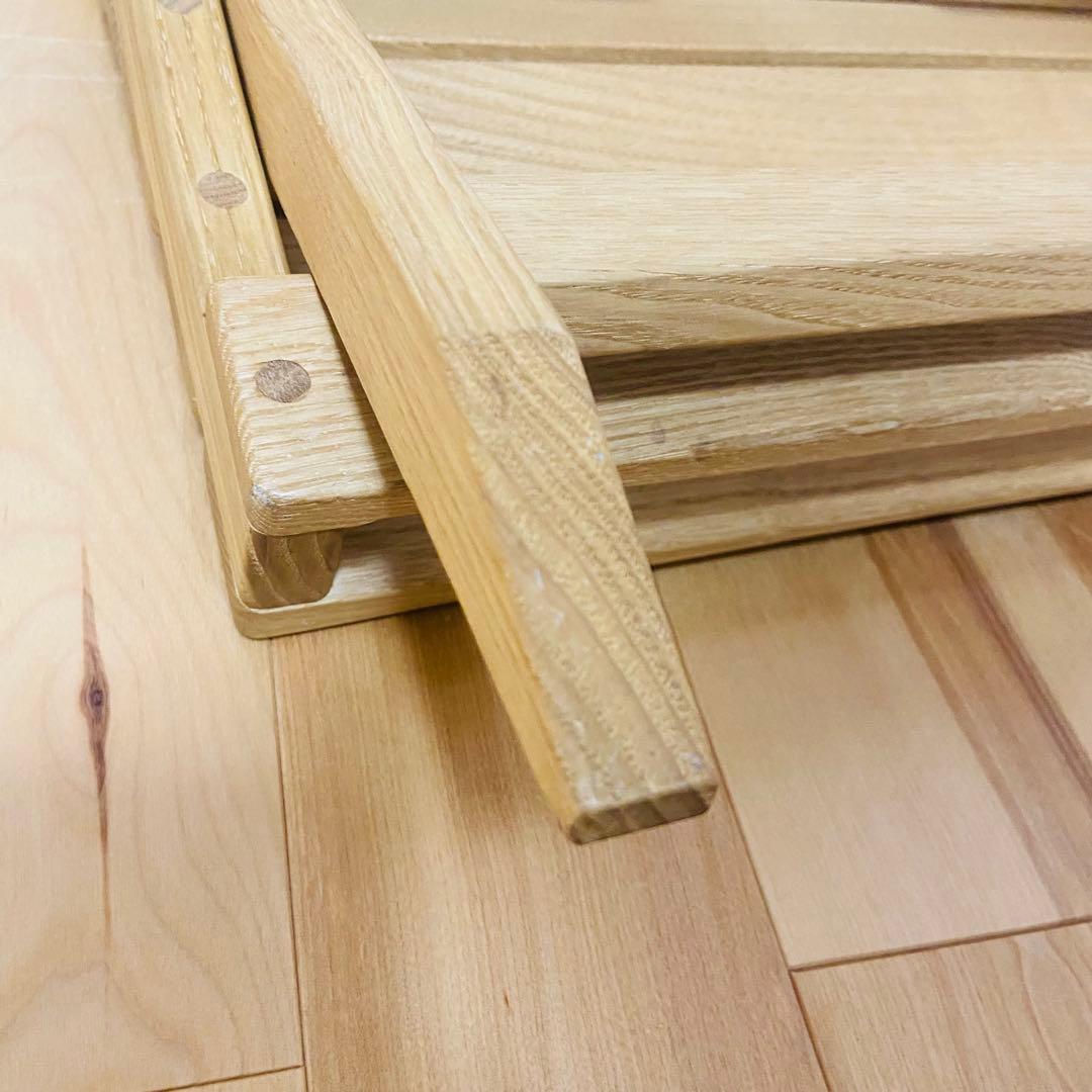 URIS あぐらチェア アウトドア木製ローチェア 2way 美品