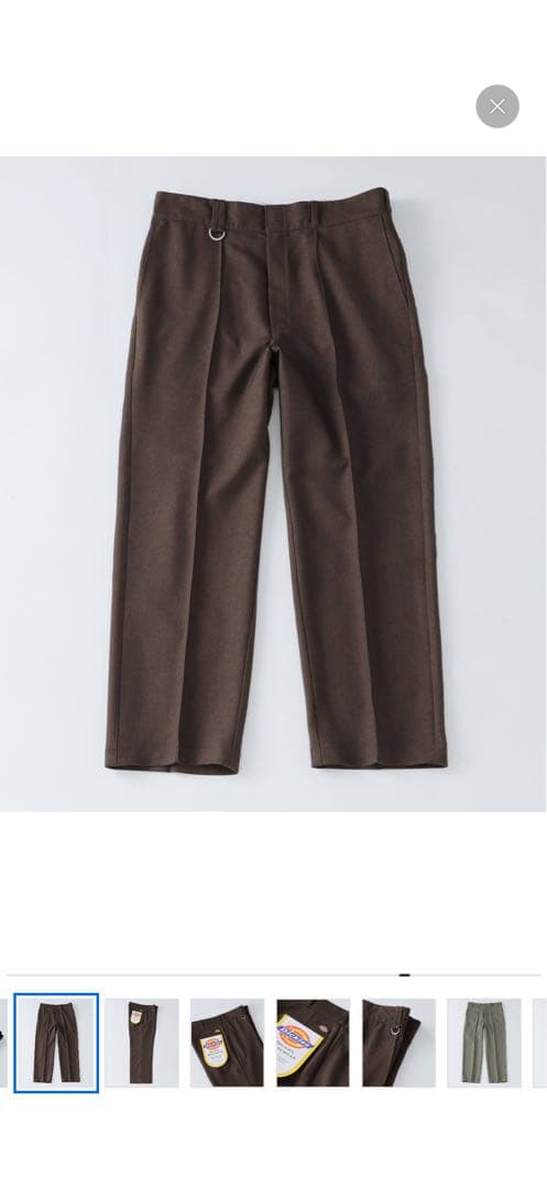 JS relume ×ディッキーズ ピンタックワイドスラックス