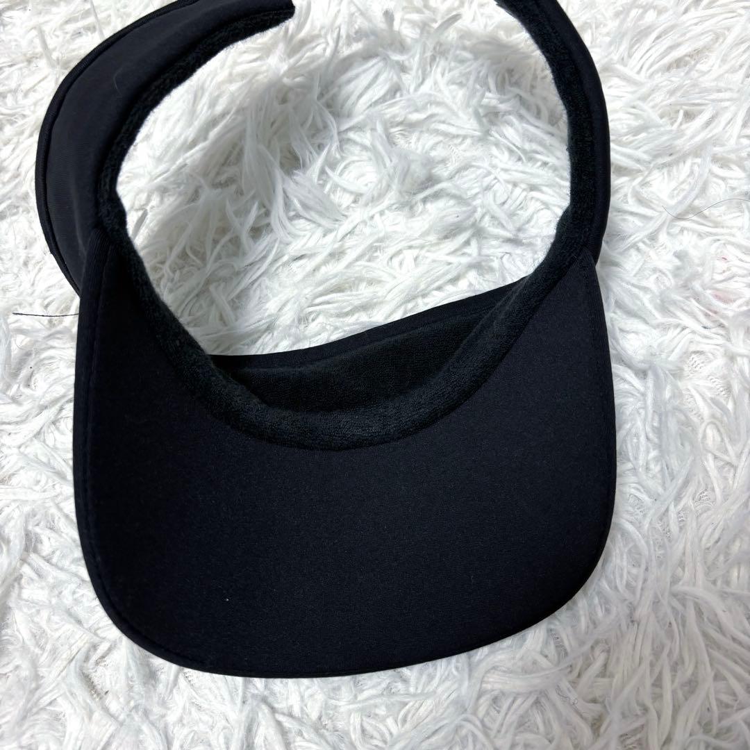 マークアンドロナ サンバイザー ゴルフマーカー付 調整可能 ブラック