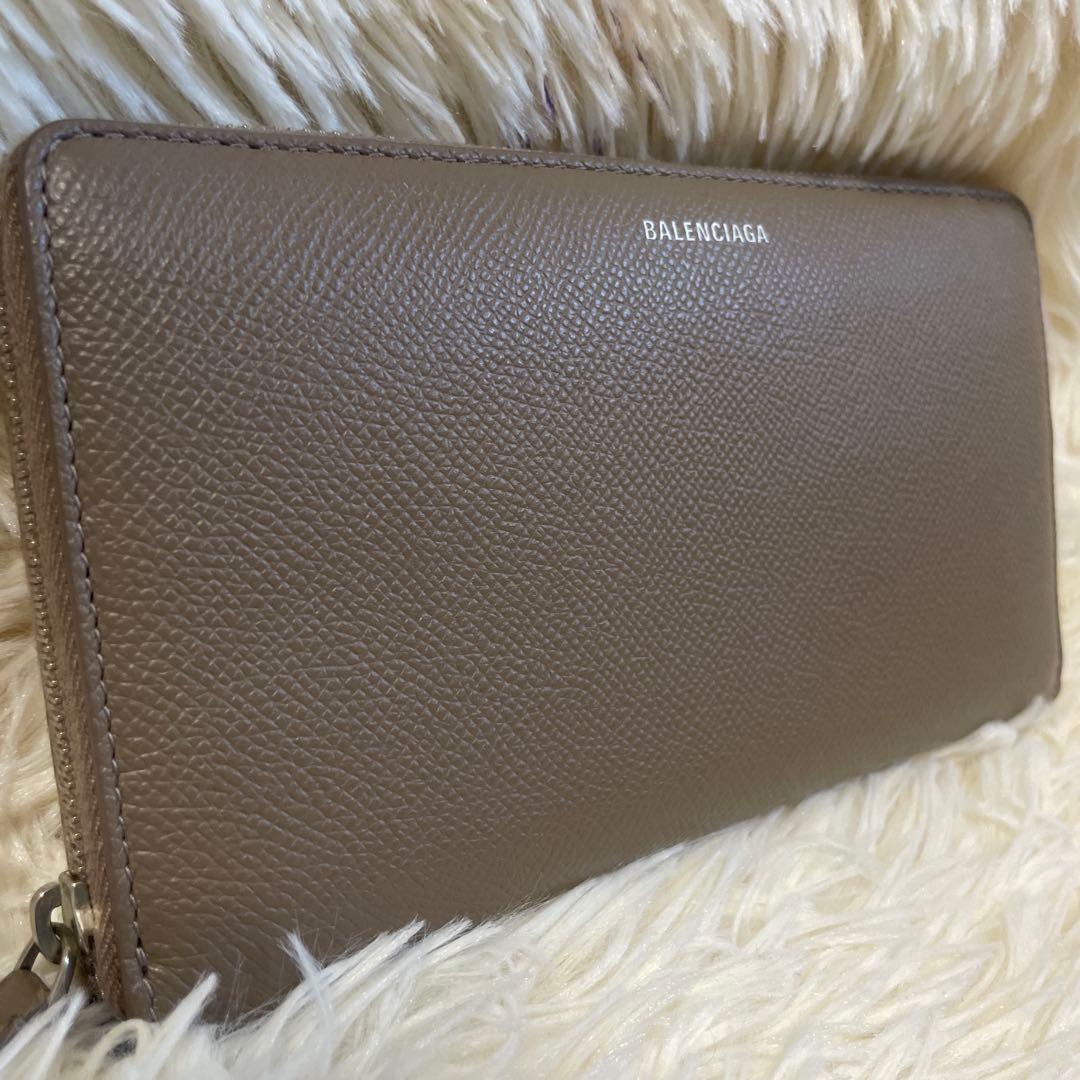 極美品　BALENCIAGA バレンシアガ ヴィル ラウンドファスナー長財布