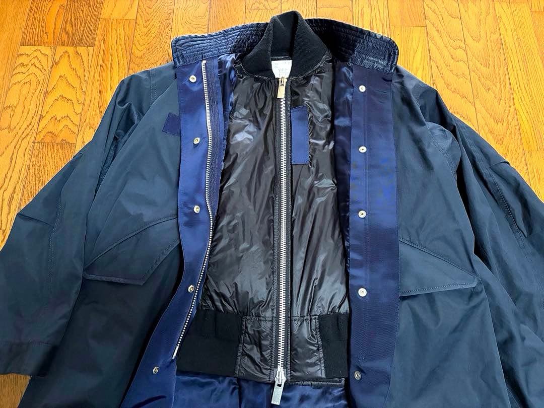 H*r様 sacai ma-1 モッズコート ドッキング