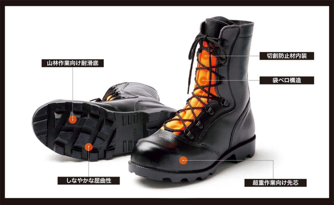 新品　日本初　チェーンソー対策安全靴　Ｖ９８３０Ｃ　　27cm　ミドリ安全靴