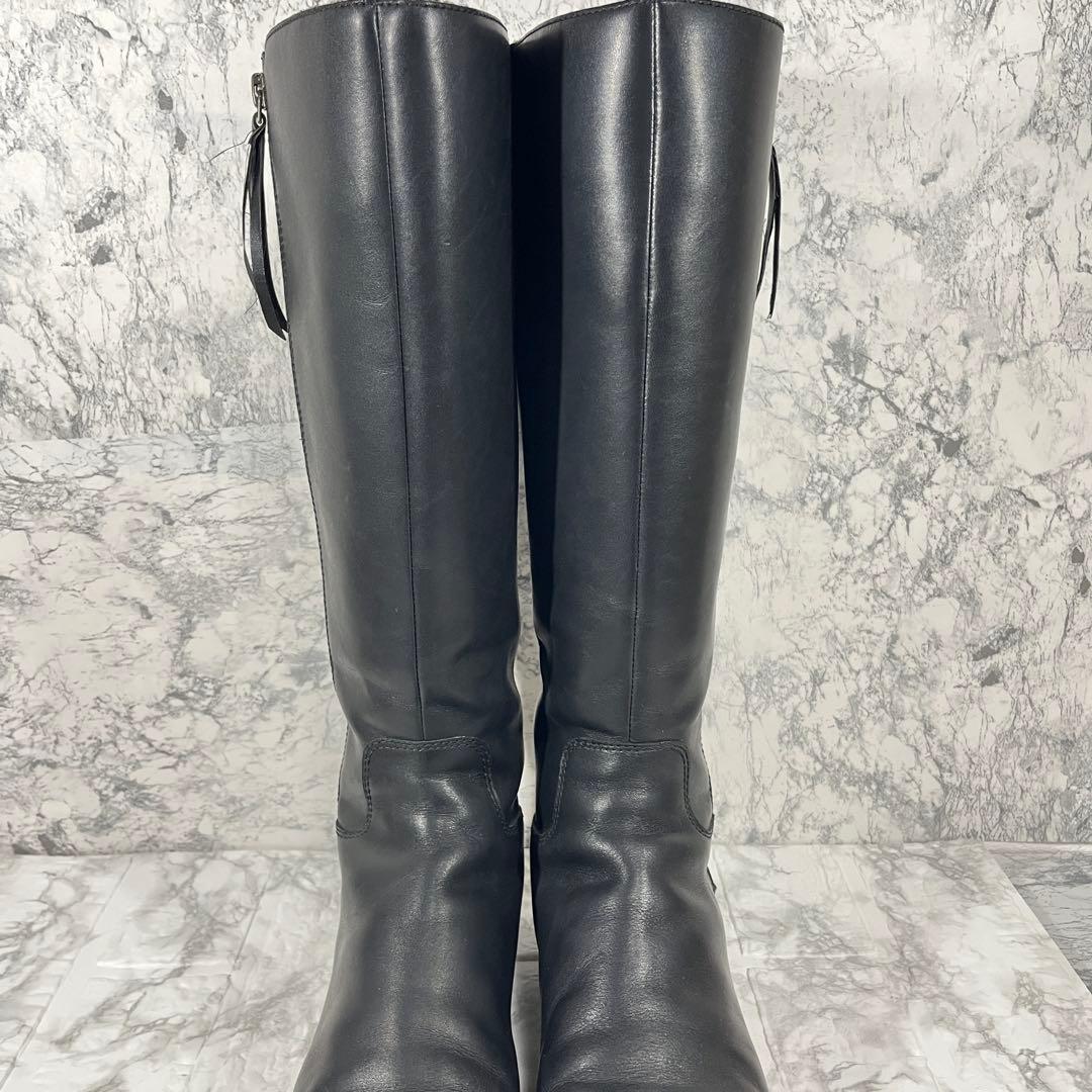 【美品】 COLE HAAN ロングブーツ GRAND.ØS 7Bサイズ 防水