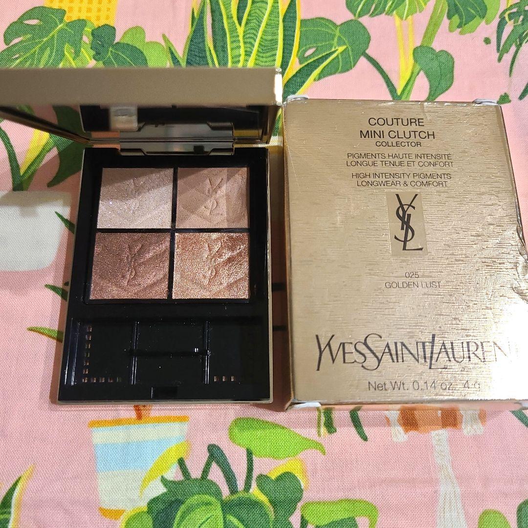 YSLイヴ・サンローラン クチュールミニクラッチ限定 025 ゴールデンラスト