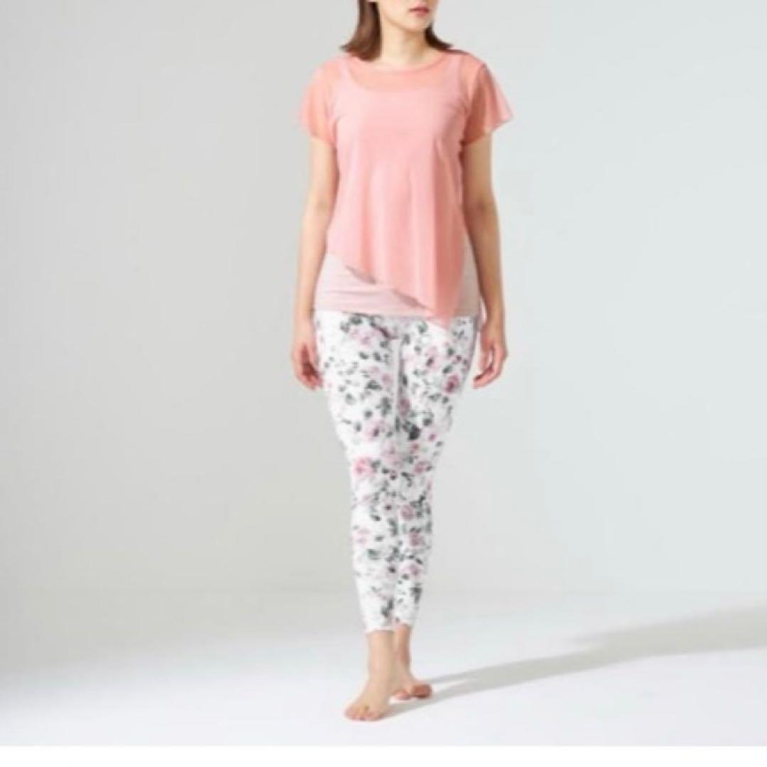 チャコット ブラトップ チュールTシャツ セット M ヨガウェア バレエ ダンス