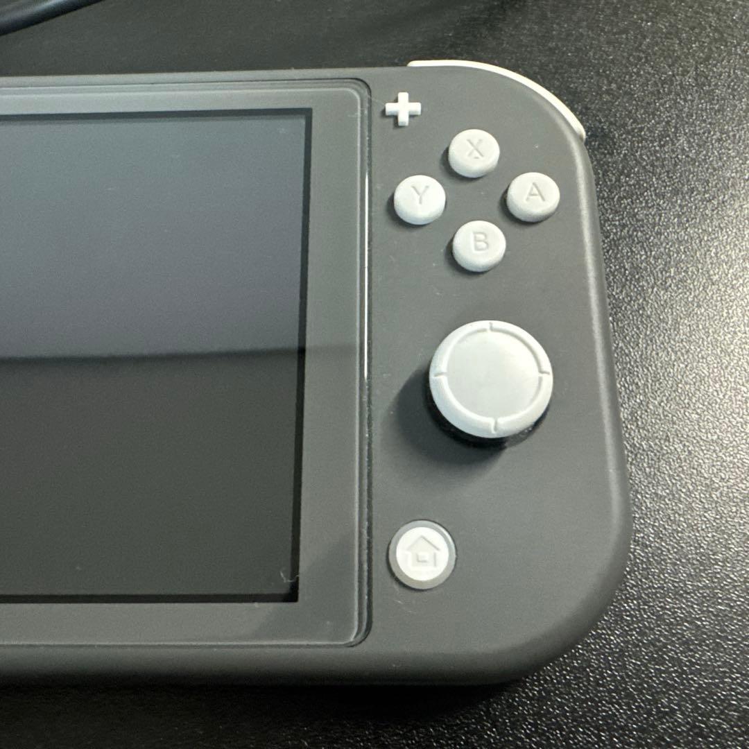 Nintendo Switch ライト　グレー　充電器付き