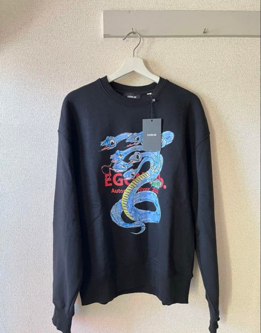 EGONLAB 22AW スネークプリントスウェット