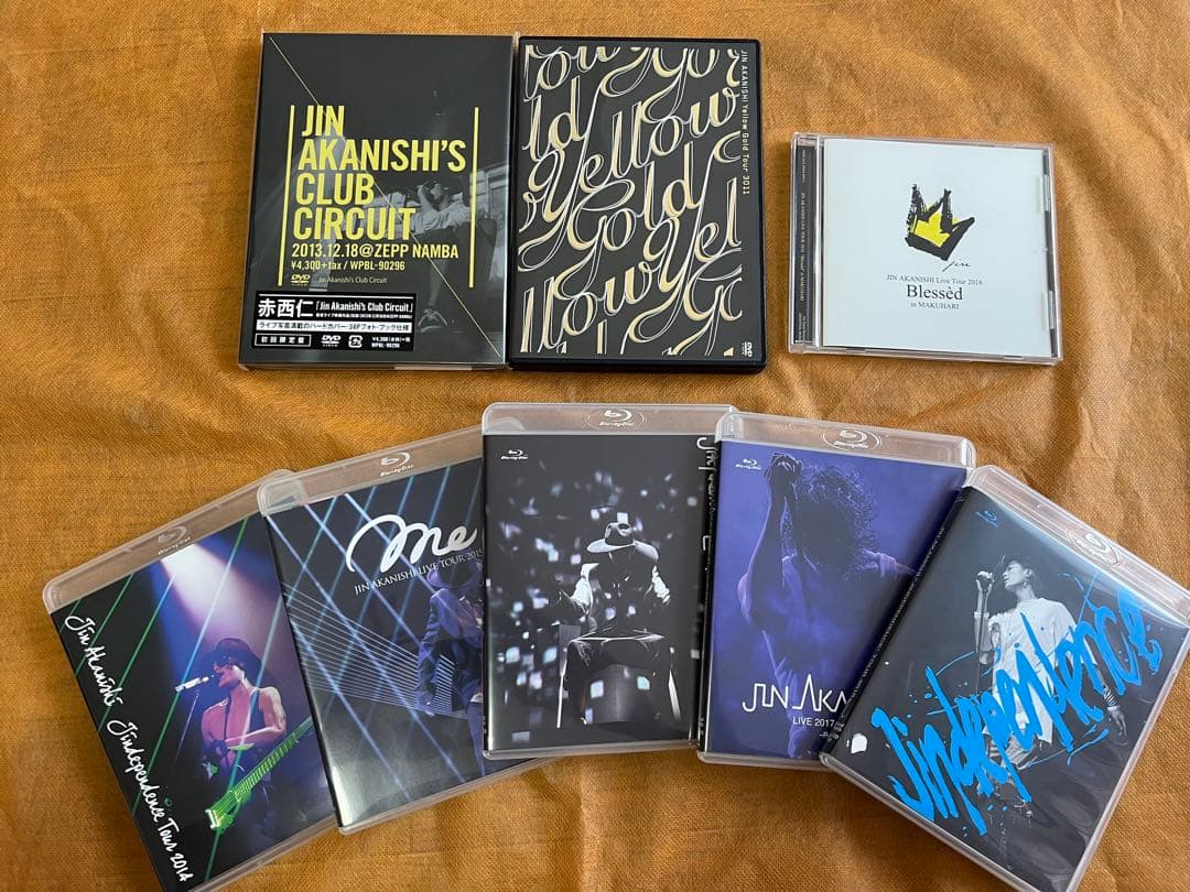 赤西仁／JINAKANISHI ライブDVD・BluRayまとめ売り