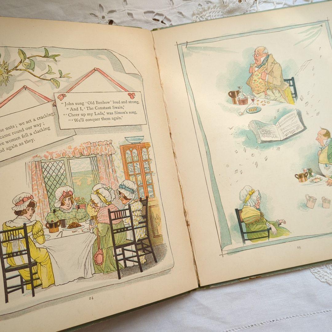 ジュリアン 稀少1882アンティーク絵本 児童書 洋書 ヴィクトリアン