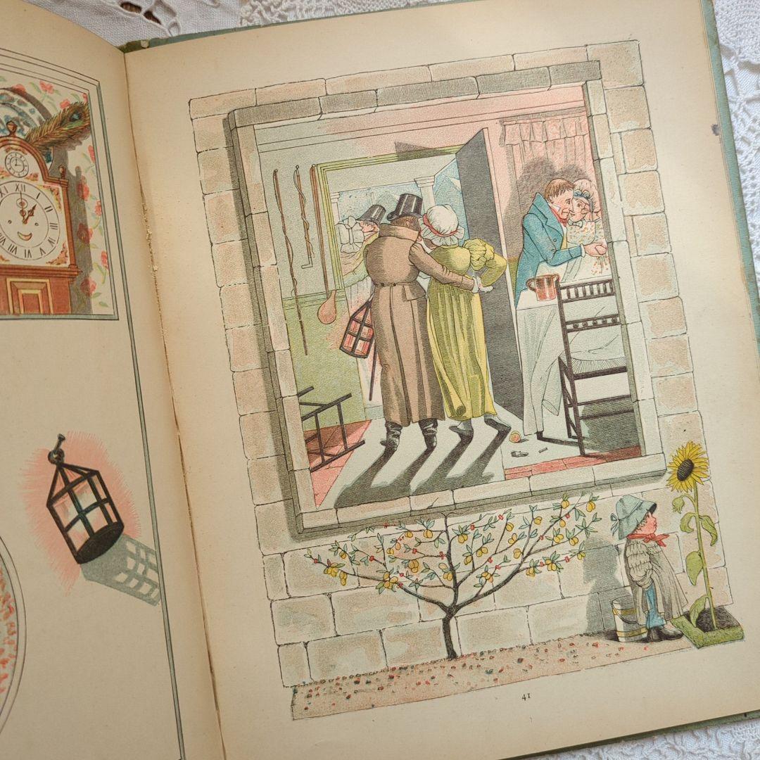 ジュリアン 稀少1882アンティーク絵本 児童書 洋書 ヴィクトリアン