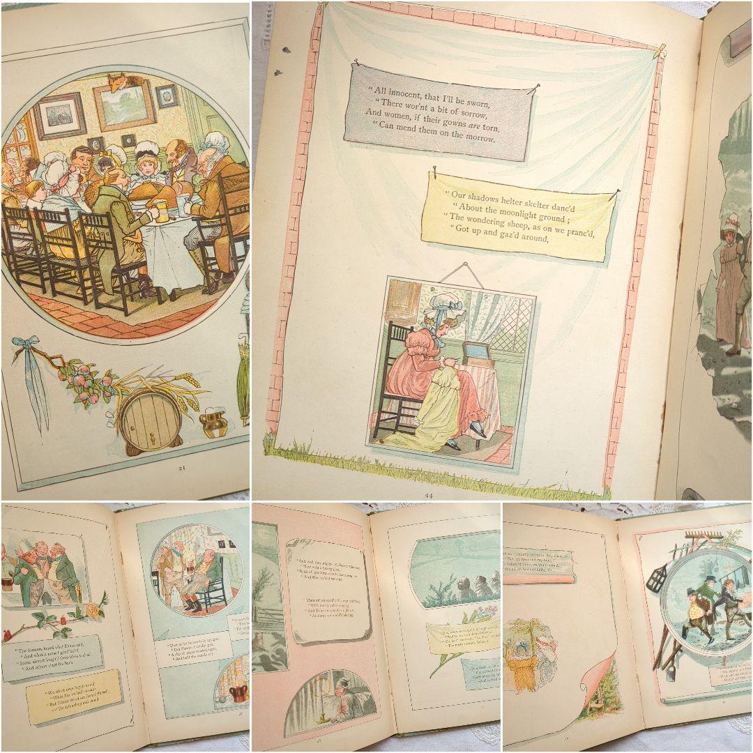 ジュリアン 稀少1882アンティーク絵本 児童書 洋書 ヴィクトリアン