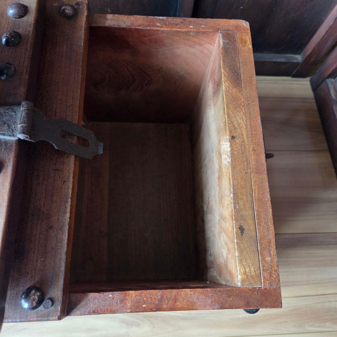 銭函　銭箱　マス付き　升箱　帳場　骨董　古民具　古道具　アンティーク