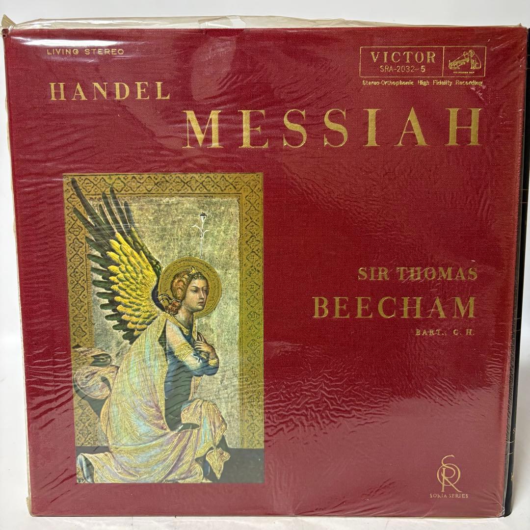 Handel メサイア ビーチャム指揮 Victor 4枚組 レコード LP