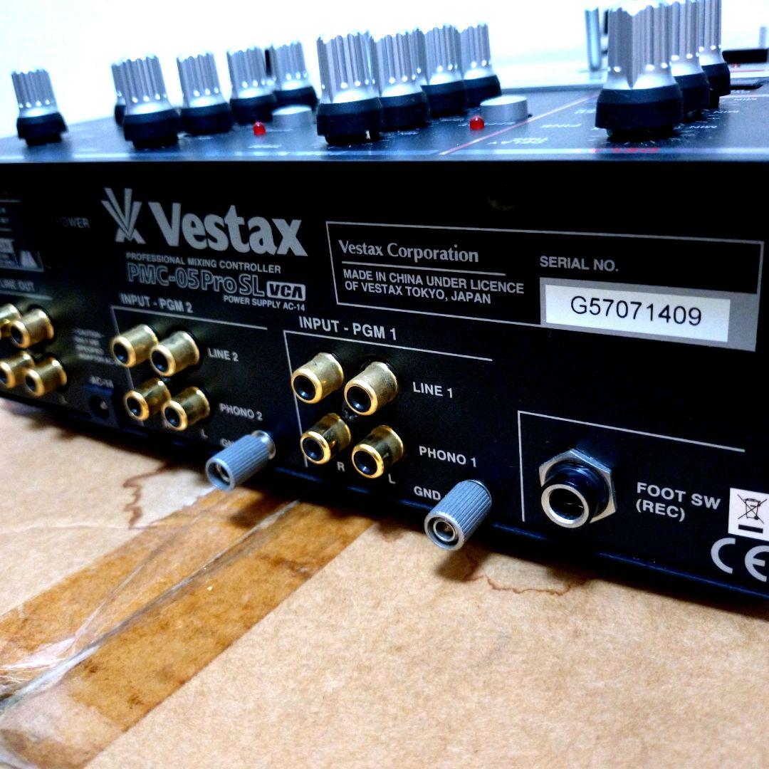 未使用級！ 元箱:取説付 Vestax PMC-05Pro SL DJミキサー