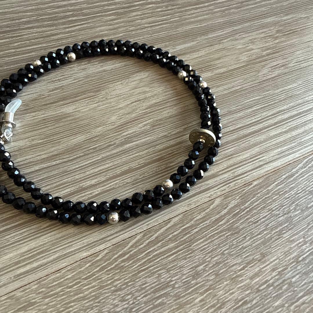 新品AkashicTree / オニキスグラスコード　ロンハーマン　ネックレス