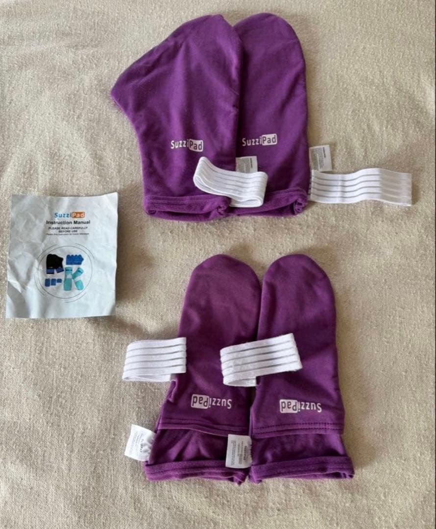 【使用済、美品】SuzziPad 保冷・抗がん療法用ミットとパッドセット