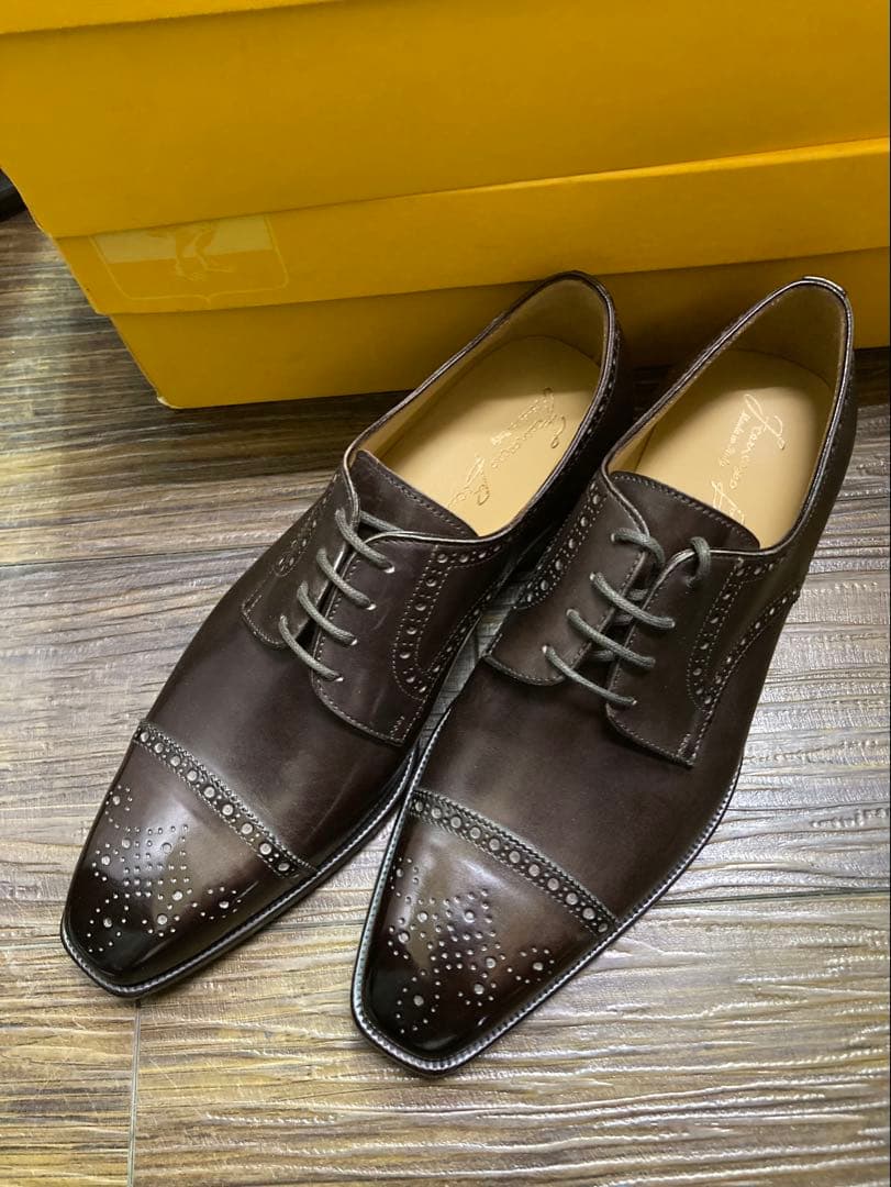 フランチェスコべニーニョＤＢＲ ウィングチップ ドレス　7(26〜26.5㎝)