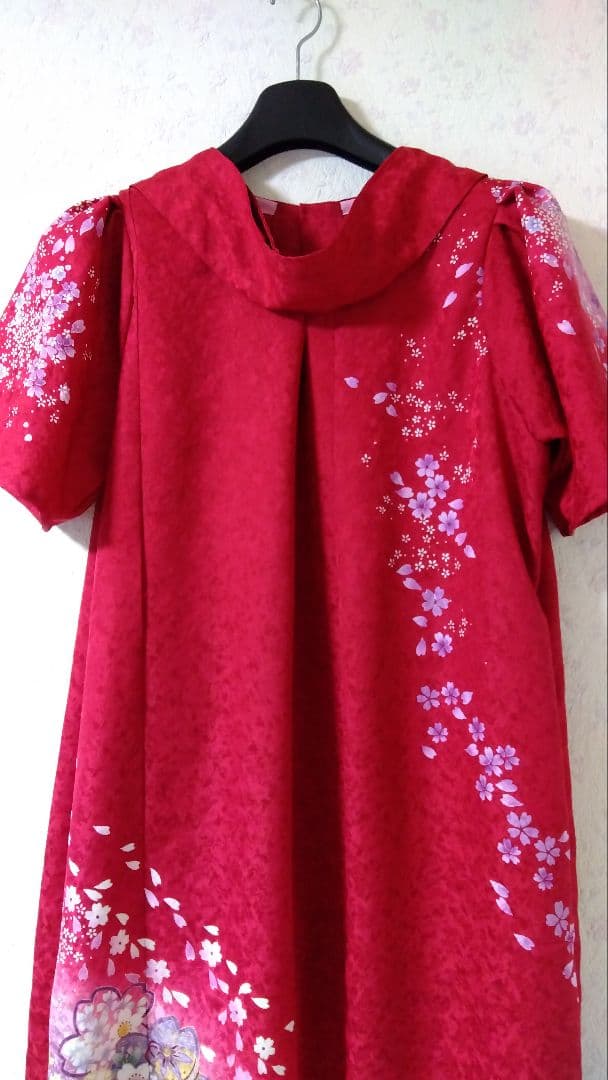 振袖リメイクドレス