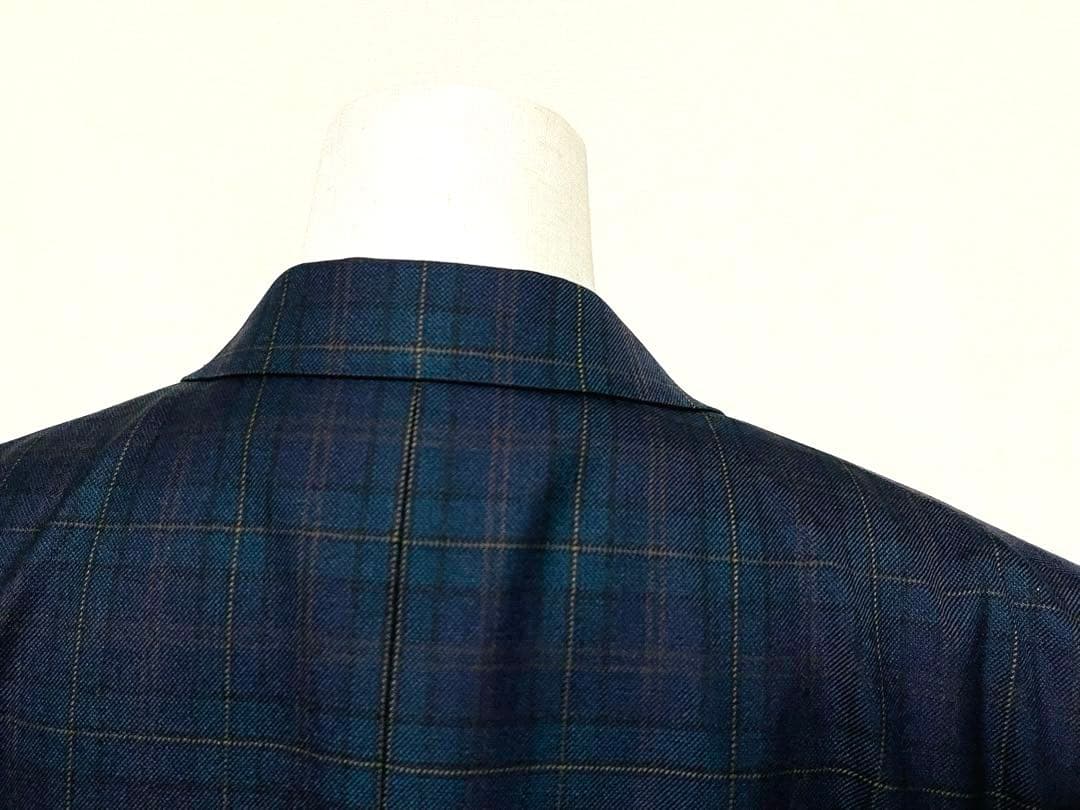 極美品 バーバリー ダブル 紺ブレ 6ボタン 金ボタン ＸL相当 イギリス製