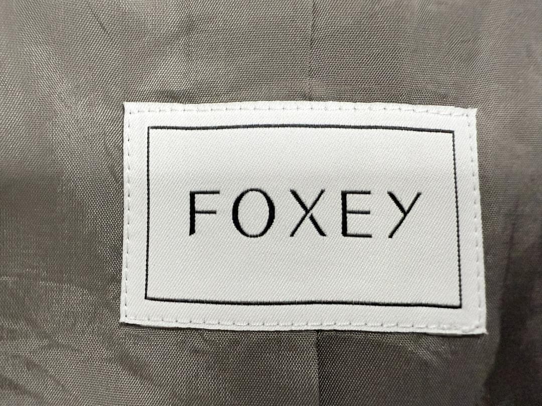 極美品★FOXEY/フォクシー ワンピース ドレス レディテイラード 38