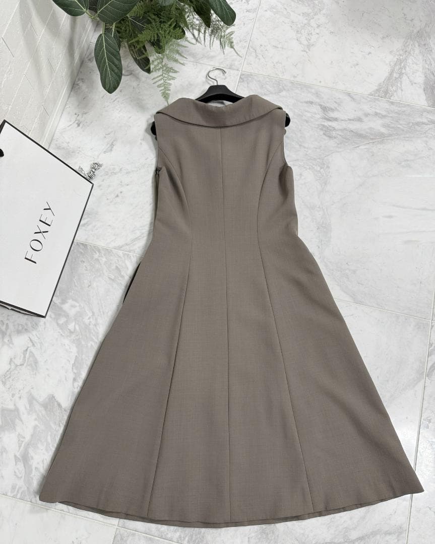 極美品★FOXEY/フォクシー ワンピース ドレス レディテイラード 38