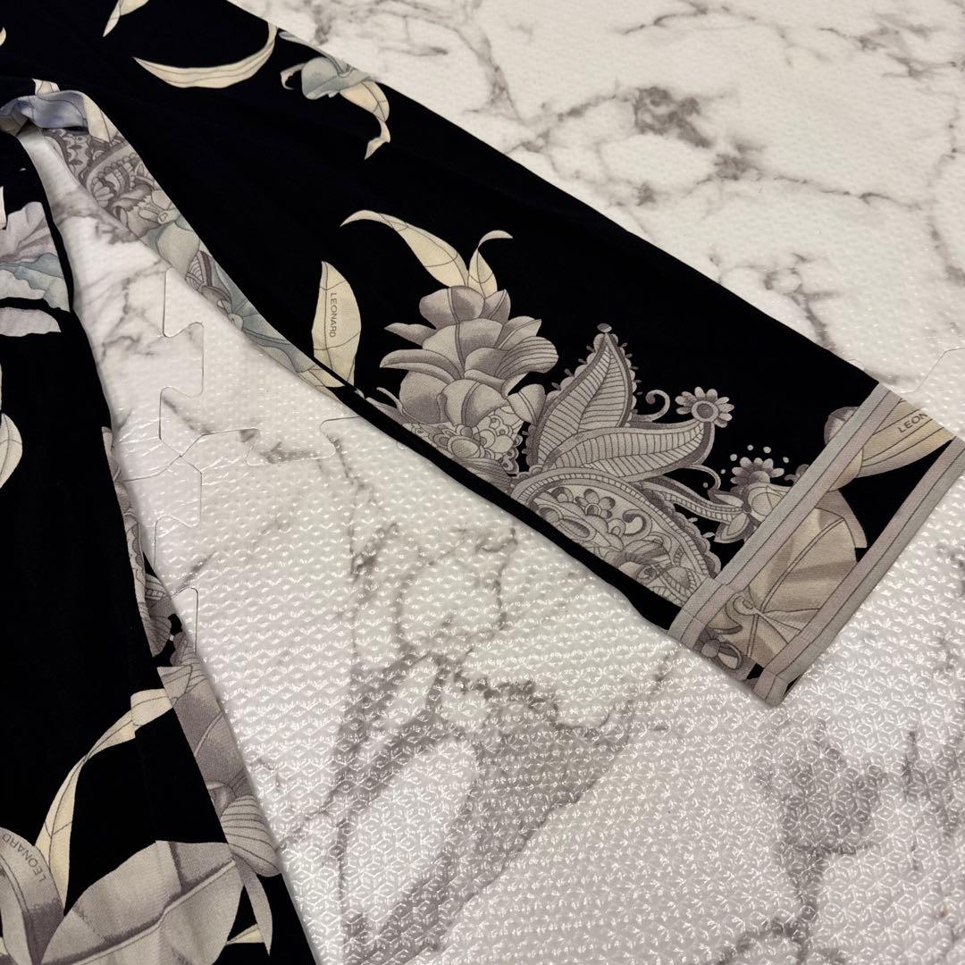 レオナール花柄長袖チュニック