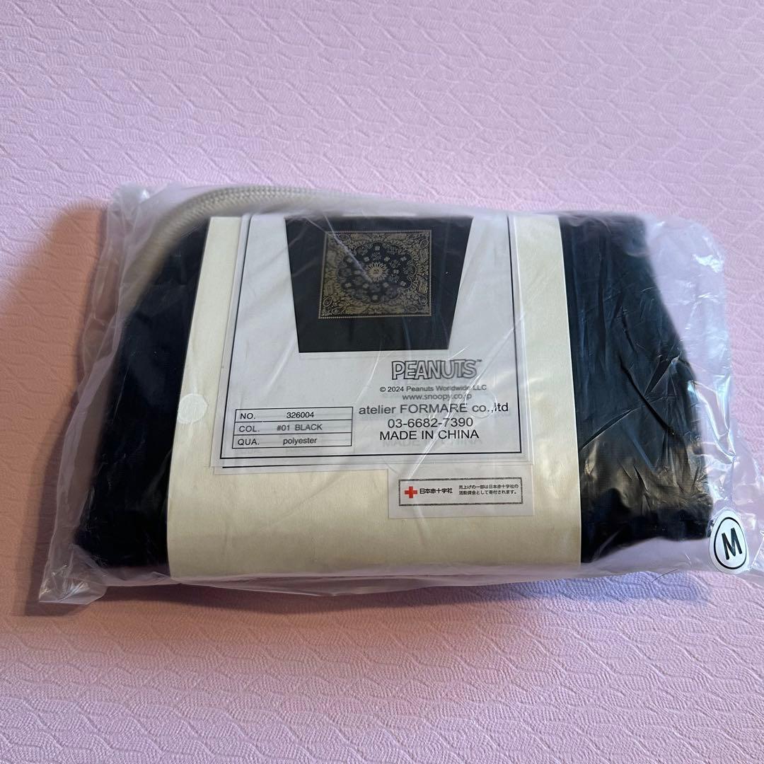 ボールアンドチェーン　スヌーピー　バンダナ　ブラック　M