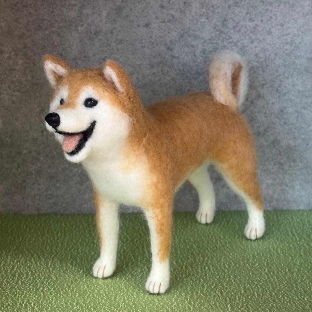 柴犬　羊毛フェルト　ハンドメイド　No.112
