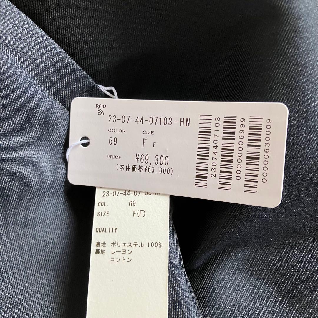 【ギャルリーヴィー】2024AWシェイプメモリーウェザー タックヘムブルゾン