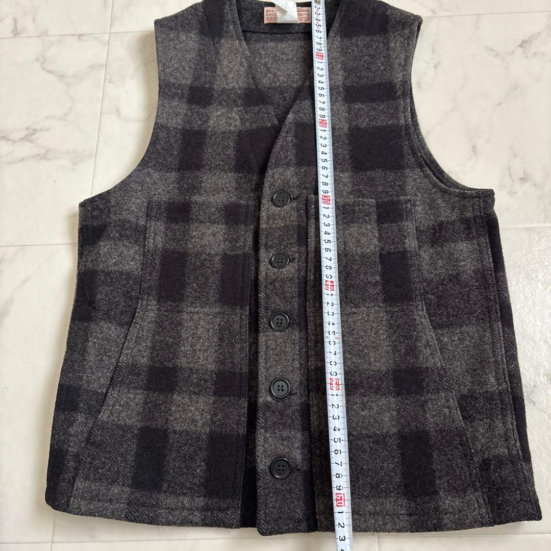 フィルソン FILSON マッキーノ ウール ベスト USA製 ブラック 38
