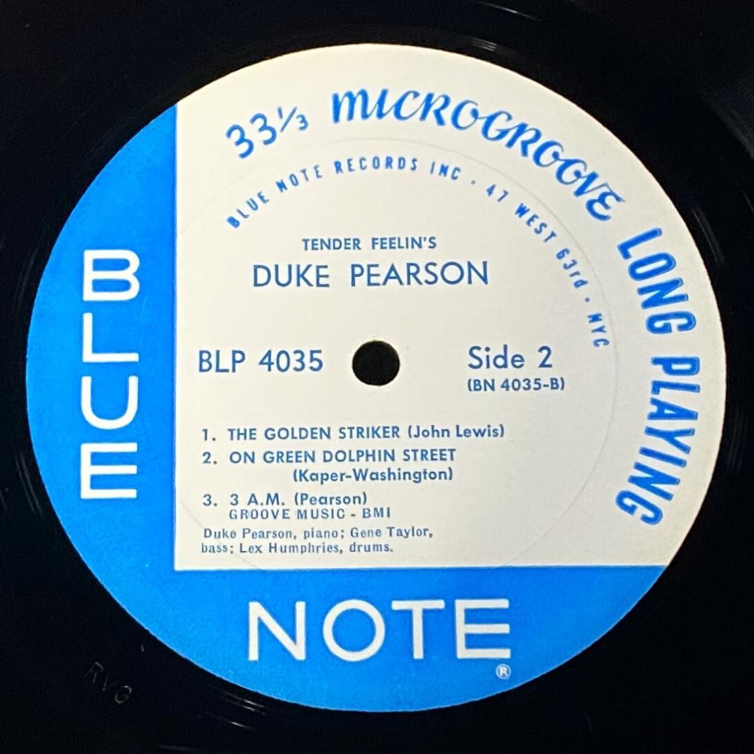 ★VIP到達点【USオリジナル/MONO/NYC/RVG刻印】デューク・ピアソン