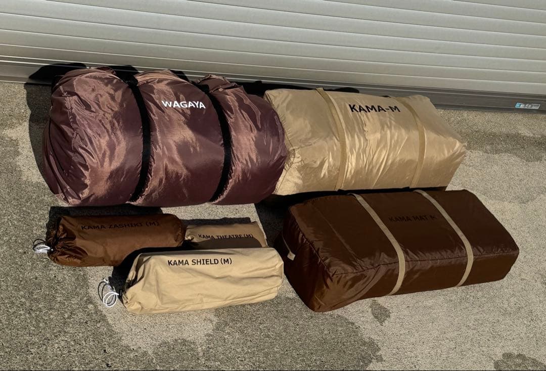 さかな　DODカマボコテント3M フルオプション＋わがやのシュラフ 2/2