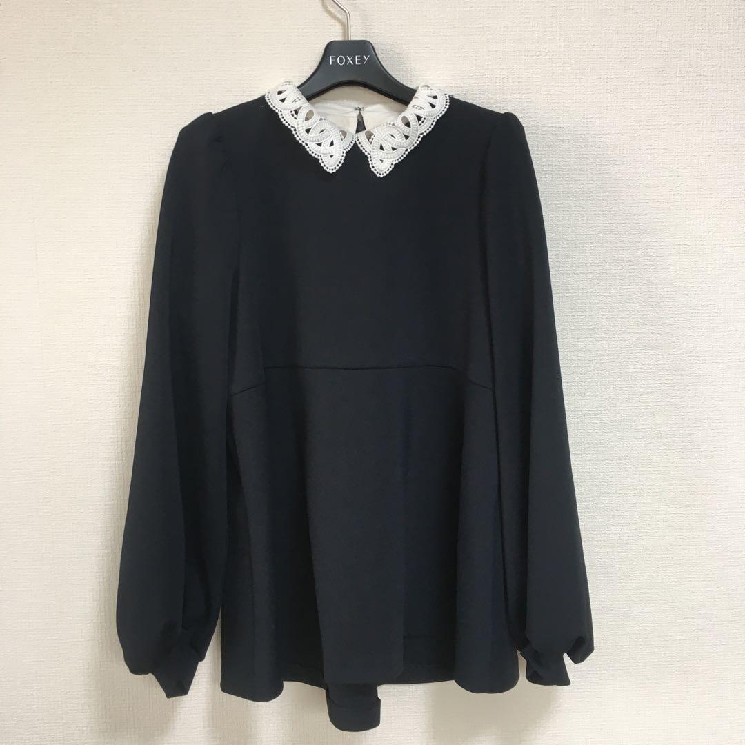 UNITED ARROWS SPONGY ペプラム ブラウス 36